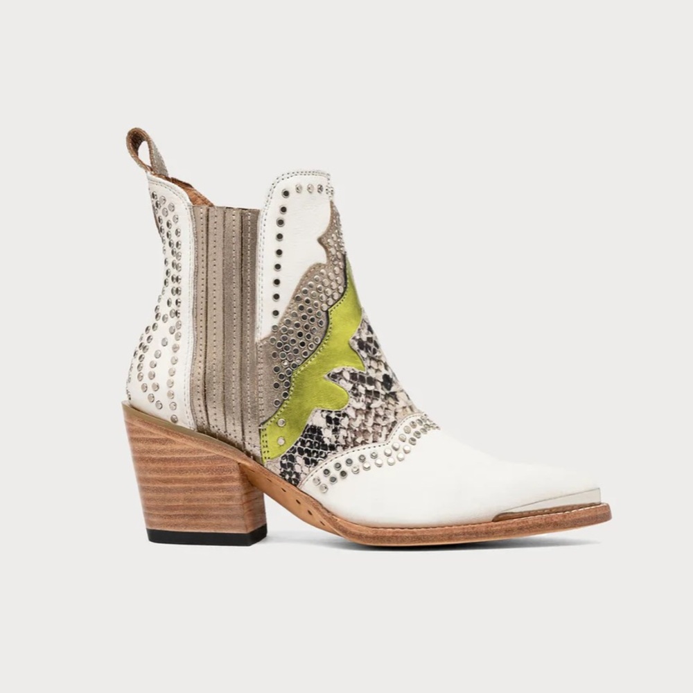 Mezcalero Chiara Electric White Boots
